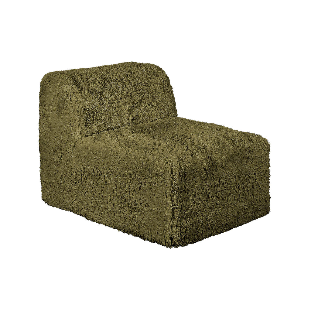 Contemporary Modular Sectional Sofa with Asymmetrical Single Backrest – Deep Seating Comfort