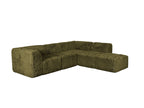 Contemporary Modular Sectional Sofa with One Arm and Chaise Extension – Deep Seating Design