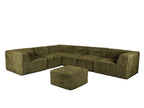 Cozy L-Sectional Sofa with Ottoman for Living Room – Plush Deep Seating