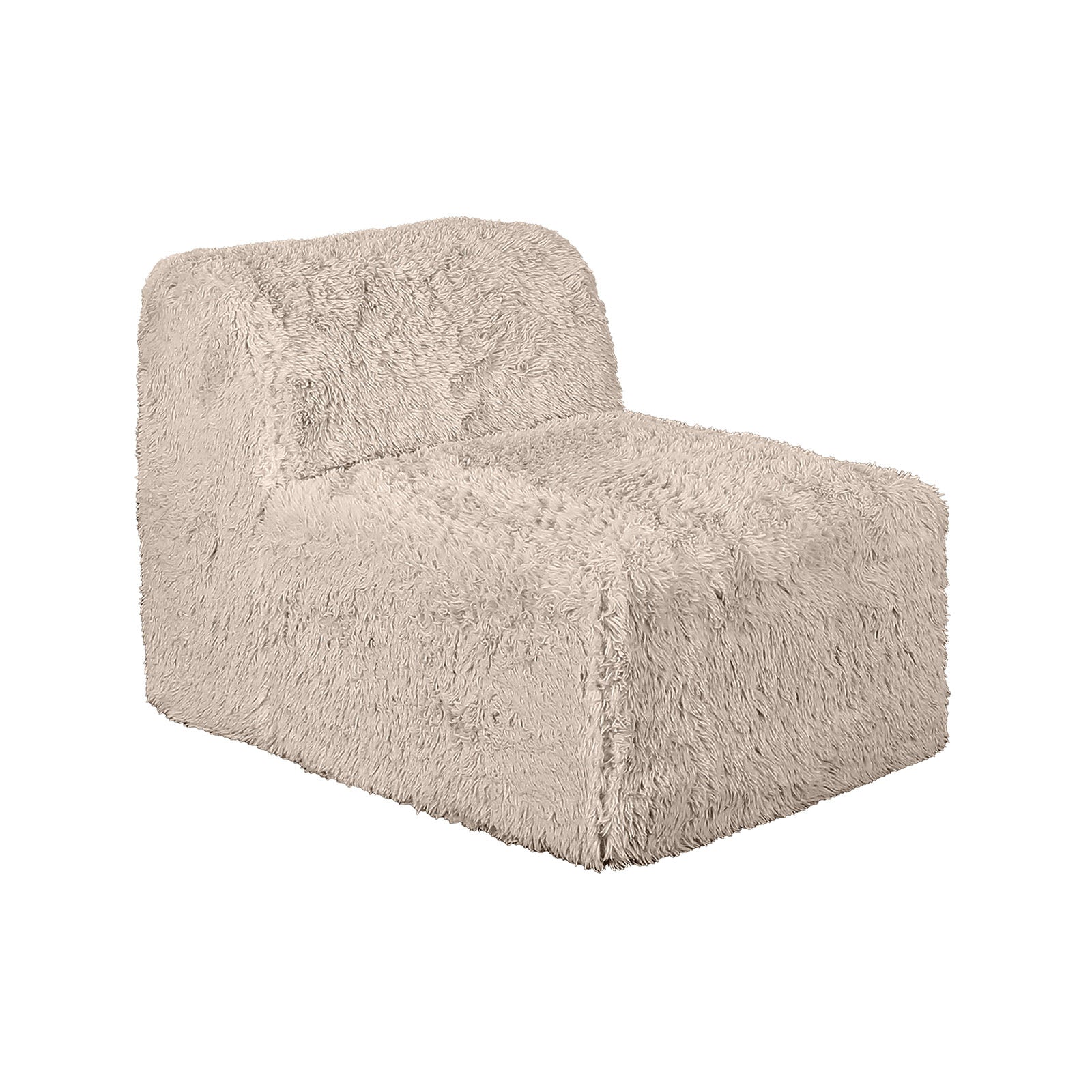 Contemporary Modular Sectional Sofa with Asymmetrical Single Backrest – Deep Seating Comfort