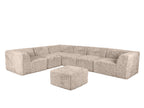 Cozy L-Sectional Sofa with Ottoman for Living Room – Plush Deep Seating