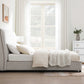 Contemporary Mattress Ready Bed – OEKO-TEX, Brown Contrast Welt