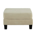 Contemporary Corduroy Storage Ottoman