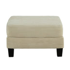 Contemporary Corduroy Storage Ottoman