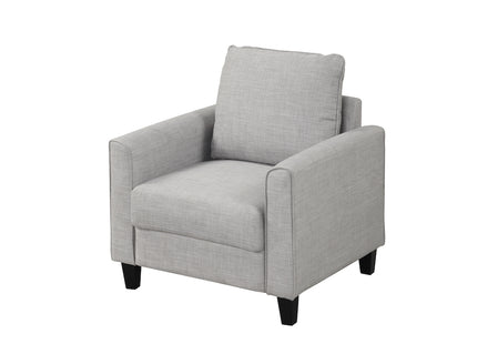 Light Grey Linen Chair | NX6005LG-CH