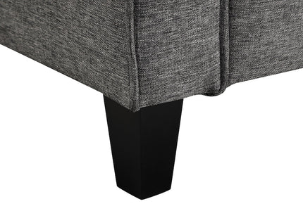 Dark Grey Linen Chair | NX6006GY-CH