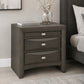 Fully Assembled Transitional Wood Nightstand – Solid Wood Bedside Table for Modern Bedrooms