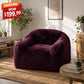 Oversized Faux Fur Cloud Chair – Plush Compression Foam Lounge Sofa, No Assembly