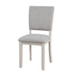 Transitional Upholstered Dining Side Chairs (Set of 4) with Padded Seats