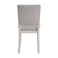 Transitional Upholstered Dining Side Chairs (Set of 4) with Padded Seats