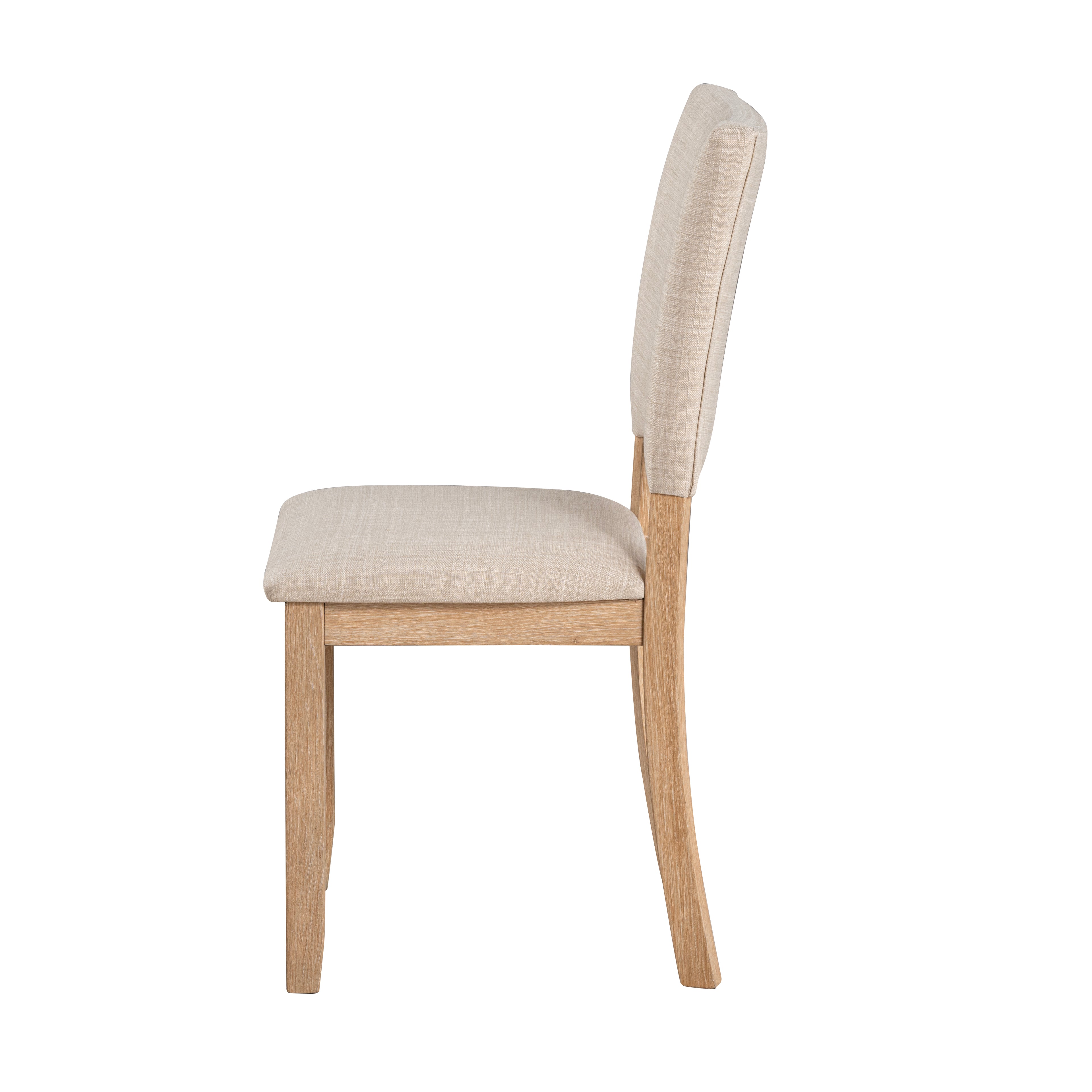 Transitional Upholstered Dining Side Chairs (Set of 4) with Fabric Seats