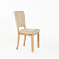 Transitional Upholstered Dining Side Chairs (Set of 4) with Padded Seats
