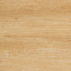 Transitional Dining Table with Trestle Base and Solid Wood Look