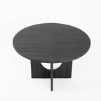 Transitional Round Dining Table with Pedestal Base