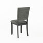 Transitional Upholstered Dining Side Chairs (Set of 4) with Fabric Seats
