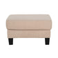 Contemporary Boucle Storage Ottoman for Living Room Seating