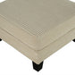 Contemporary Corduroy Storage Ottoman
