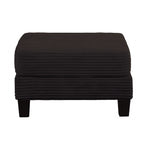 Contemporary Corduroy Storage Ottoman