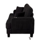 Contemporary Corduroy sofa with Cup Holders, USB Charging & Side Storage