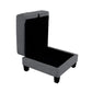 Contemporary Corduroy Storage Ottoman