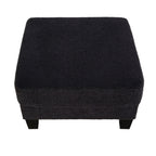 Contemporary Boucle Storage Ottoman for Living Room Seating