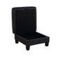 Contemporary Boucle Storage Ottoman for Living Room Seating