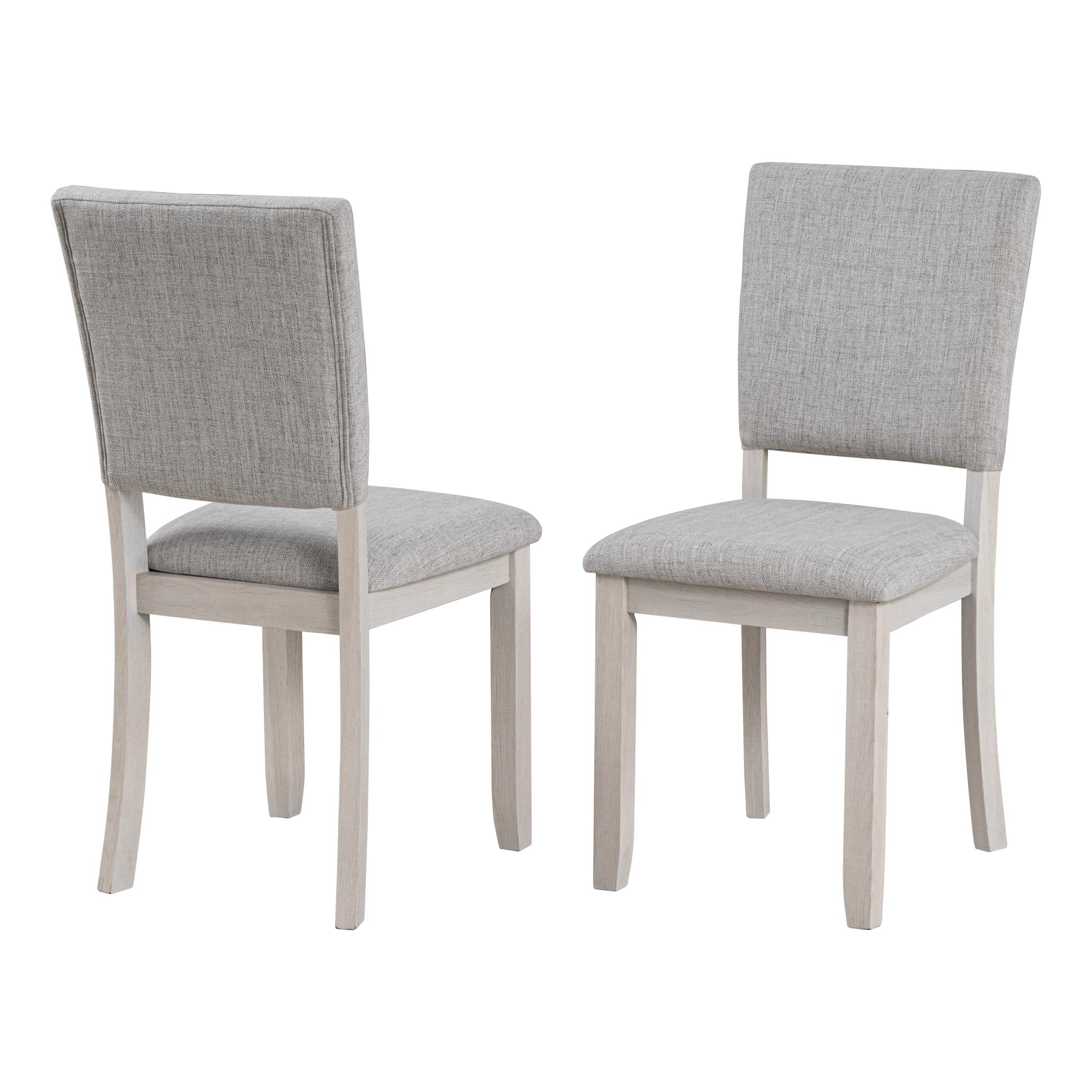 Transitional Upholstered Dining Side Chairs (Set of 4) with Padded Seats