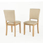 Transitional Upholstered Dining Side Chairs (Set of 4) with Padded Seats