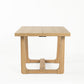 Transitional Dining Table with Trestle Base and Solid Wood Look
