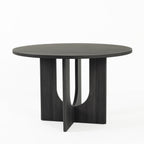 Transitional Round Dining Table with Pedestal Base