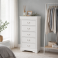Transitional Solid Wood Chest with English Dovetail Drawers and Bracket Feet