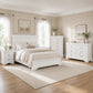 3-Piece Transitional Bedroom Storage Set with Nightstand, Chest & Dresser (Mirror Optional)