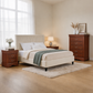 Transitional Solid Wood Chest with English Dovetail Drawers and Bracket Feet