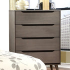Mid-Century Modern Wood Storage Chest – Sleek Tapered Legs and Hidden Pulls