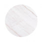 Contemporary Brown & White Genuine Marble Coffee Table with Gold Metal Base