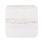 Contemporary Brown & White Genuine Marble Coffee Table with Gold Metal Base