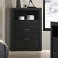 Contemporary Rubberwood Chest of Drawers, Engineered Wood with Paper Laminate, English Dovetail Drawers & Center Glide Slides