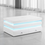 Modern Smart Coffee Table – LED Mood Lighting, Bluetooth Sound and Wireless Charging