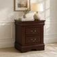 3-Piece Transitional Bedroom Storage Set with Nightstand, Chest & Dresser (Mirror Optional)