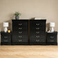 Transitional Solid Wood Chest with English Dovetail Drawers and Bracket Feet