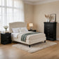 Transitional Solid Wood Chest with English Dovetail Drawers and Bracket Feet