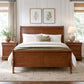 Transitional Sleigh Bed – Timeless Wood Elegance for Modern Bedrooms