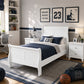 Transitional Sleigh Bed – Timeless Wood Elegance for Modern Bedrooms