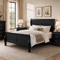 Transitional Sleigh Bed – Timeless Wood Elegance for Modern Bedrooms