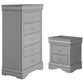 Transitional Solid Wood Chest with English Dovetail Drawers and Bracket Feet