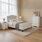 Transitional Solid Wood Chest with English Dovetail Drawers and Bracket Feet