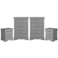 Transitional Solid Wood Chest with English Dovetail Drawers and Bracket Feet