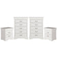 Transitional Solid Wood Chest with English Dovetail Drawers and Bracket Feet