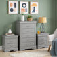 Transitional Solid Wood Chest with English Dovetail Drawers and Bracket Feet