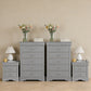 Transitional Solid Wood Chest with English Dovetail Drawers and Bracket Feet
